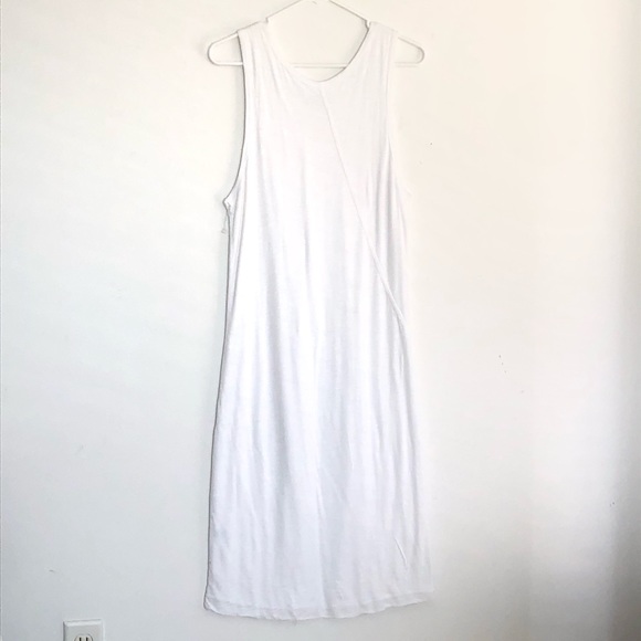TYLER JACOBS White Tank Long Dress - Picture 4 of 8
